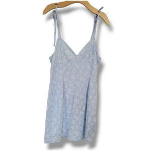 SHEIN VCAY Floral Knot Detail Slit Hem Cami Dress- large